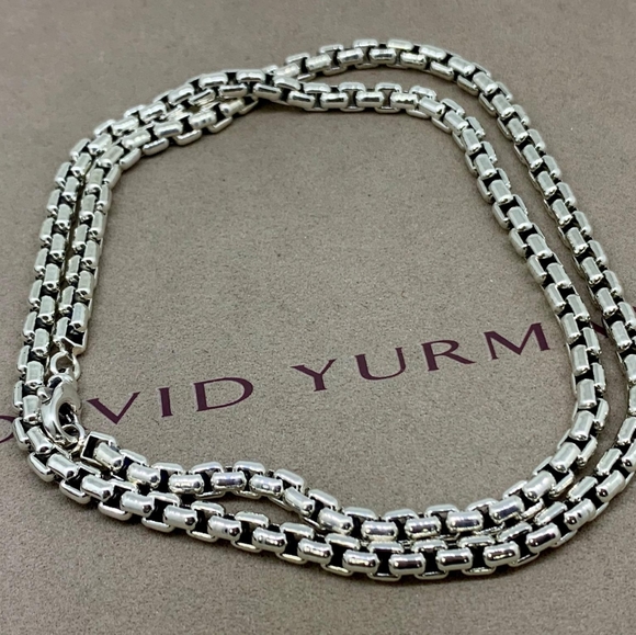 David Yurman Box Chain Necklace 52mm 